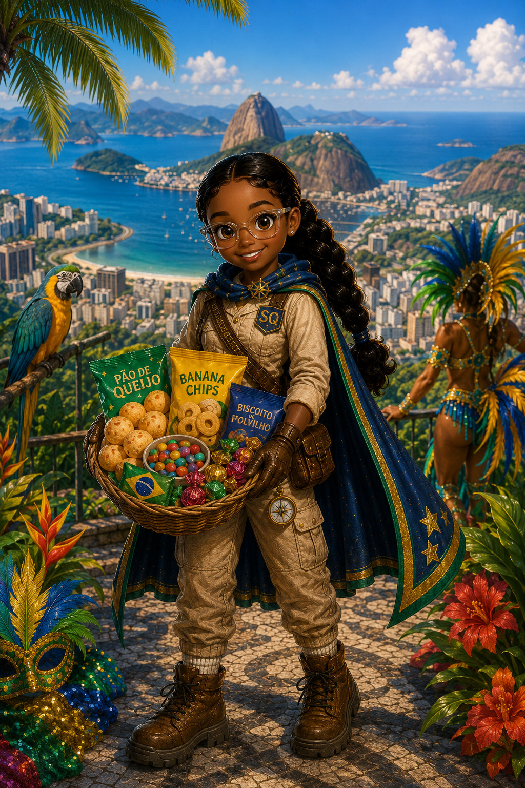 Gaia exploring Brazil