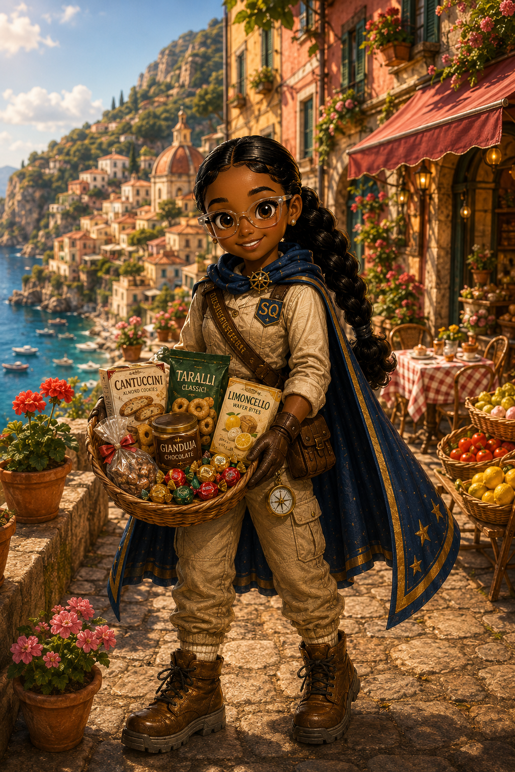 Gaia exploring Italy