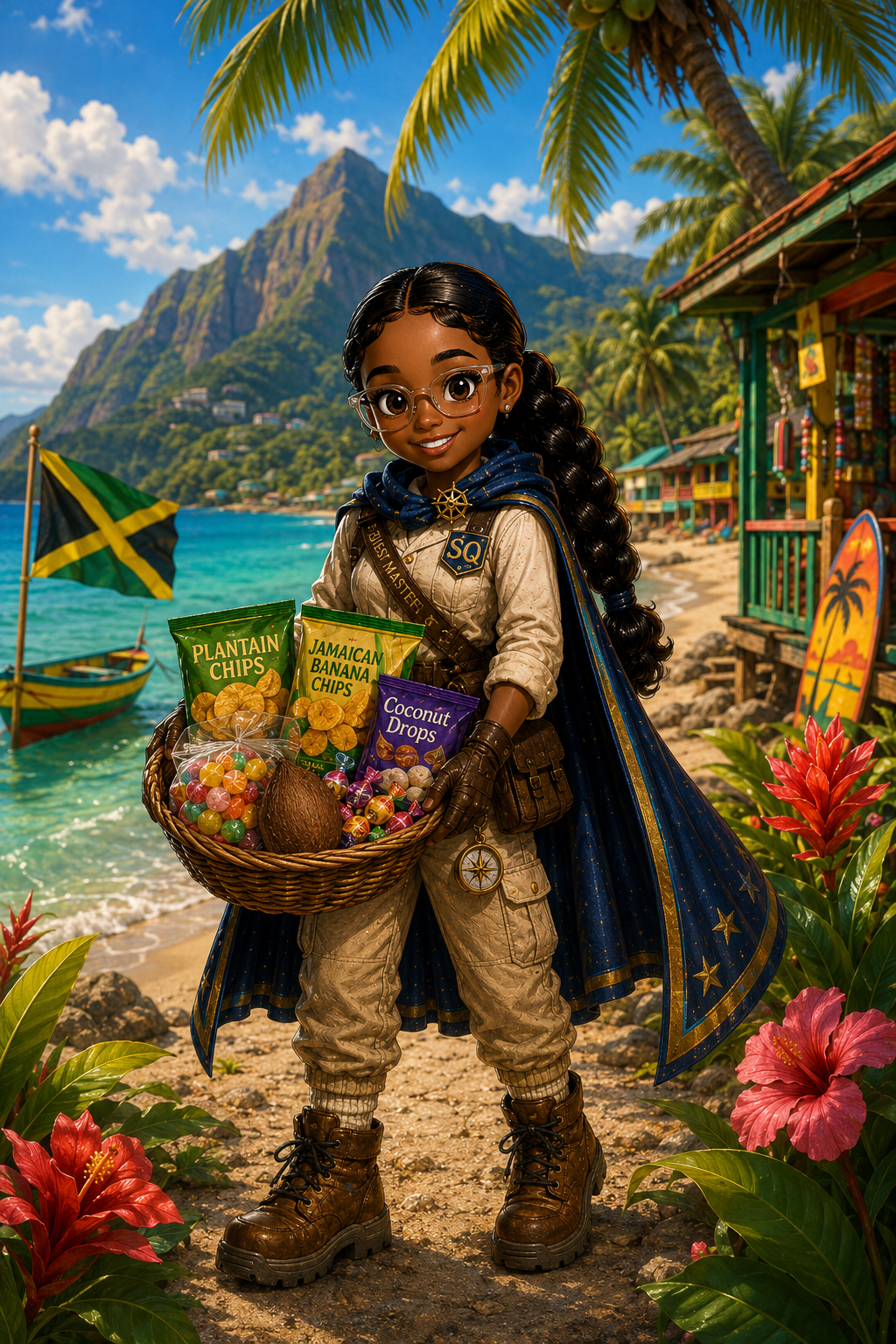 Gaia exploring Jamaica