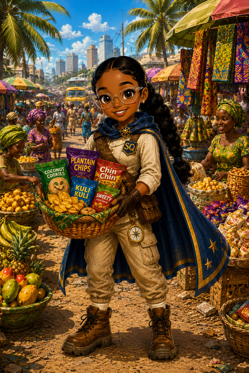 Gaia exploring Nigeria