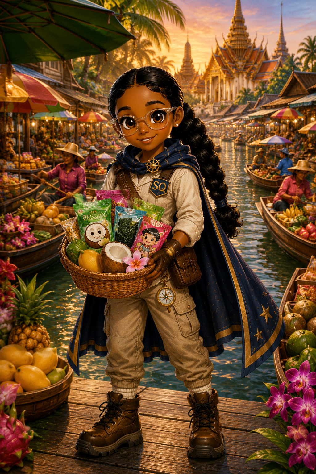 Gaia exploring Thailand